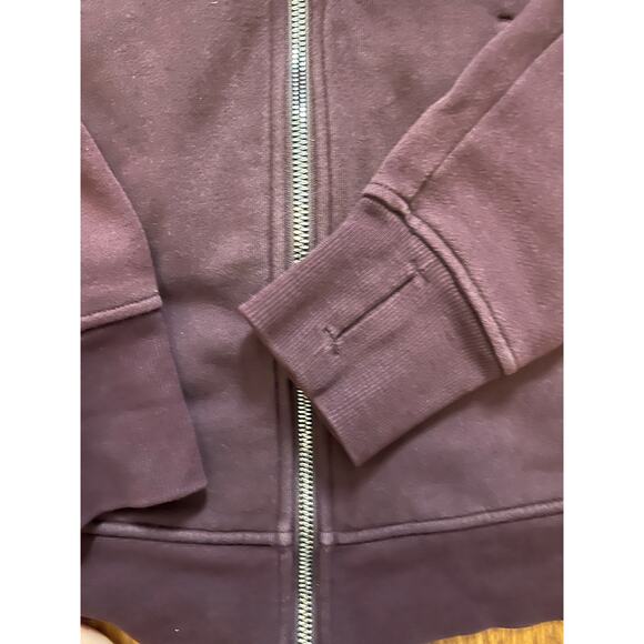 Lululemon Scuba Hoodie Cotton Velvet Roses size  6 Deep Purple - Picture 10 of 11